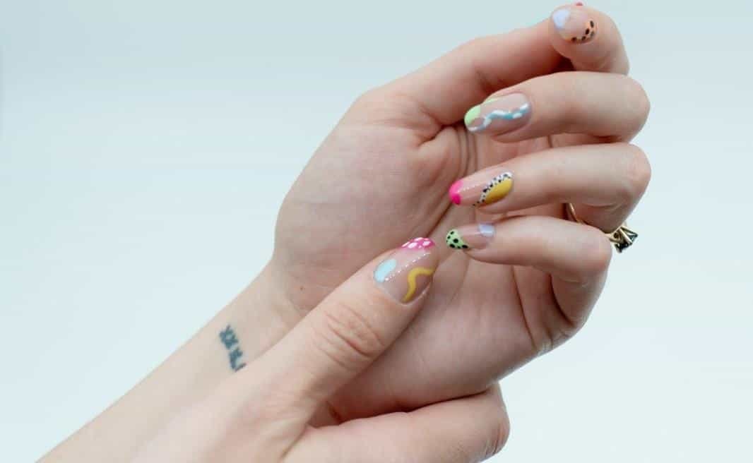 Colorful French Tips